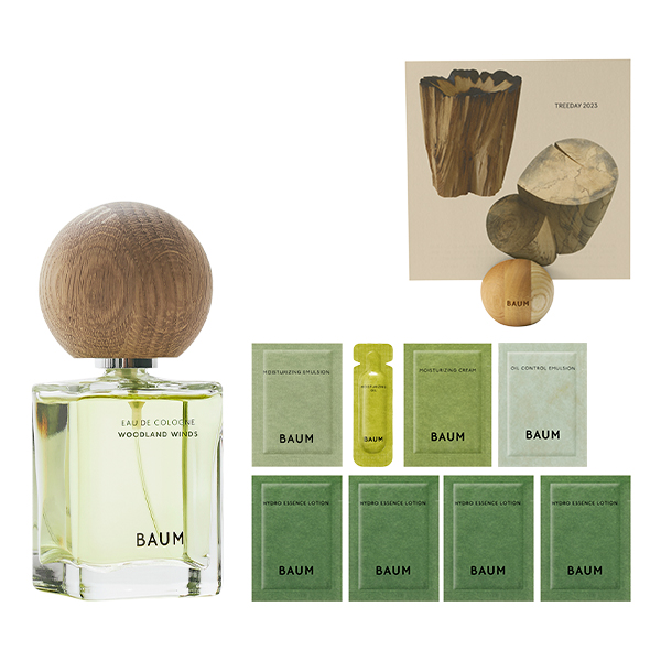 オーデコロン(ウッドランドウインズ)  限定セット / 60ml+1.0mL×4+1.0mL+0.4ml+0.8mL+0.3g+1個