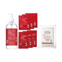 クレンジングウォーター 特別セット / 480mL、5mL×3、1枚入×3、10枚入