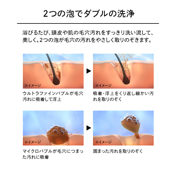 FINE BUBBLE ONE×ION CARE BRUSHセット / リファ(その他ボディ・バス