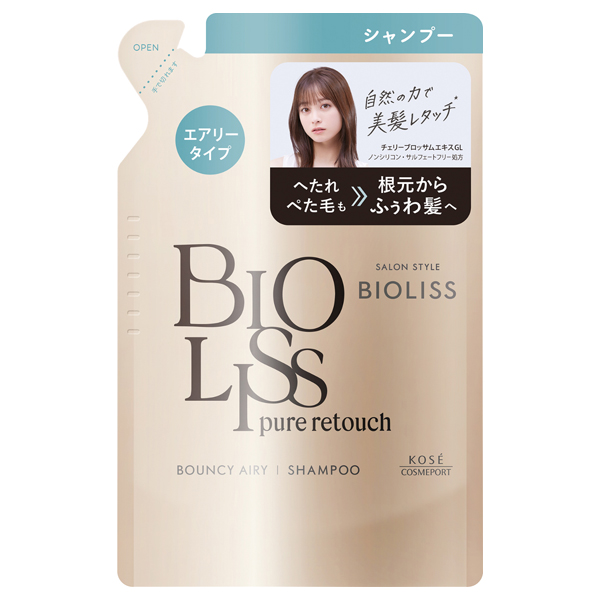 ピュアレタッチ ぺたふぅわ シャンプー / 詰替え / 340ml