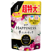 ハピネス 夢ふわタッチ 柔軟剤 / 詰め替え / 1285ml / ヴェルベットブロッサム&フローラル