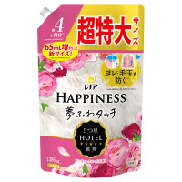 ハピネス 夢ふわタッチ 柔軟剤 / 詰め替え / 1285ml / アンティークローズ