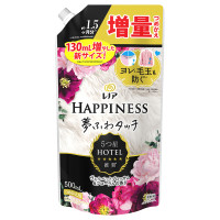 ハピネス 夢ふわタッチ 柔軟剤 / 詰め替え / 500ml / ヴェルベットブロッサム&フローラル