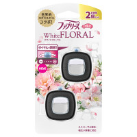 消臭芳香剤 車用 イージークリップ / 本体 / 2.4ml×2個 / ホワイトフローラル