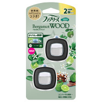 消臭芳香剤 車用 イージークリップ / 本体 / 2.4ml×2個 / ベルガモットウッド