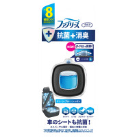 消臭芳香剤 車用 イージークリップ 抗菌+消臭 / 本体 / 2.5ml / クリーン・ブルー・シャボン