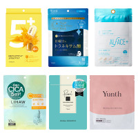 【美容部員おすすめ】くすみ/美白ケア シートマスクアソート / 7枚+4枚+6枚+10枚+3枚+1枚