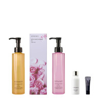 クレンジング(アロマ・ローズ)&美白・アイケア特別セット / 175ml+175ml+30ml+3g