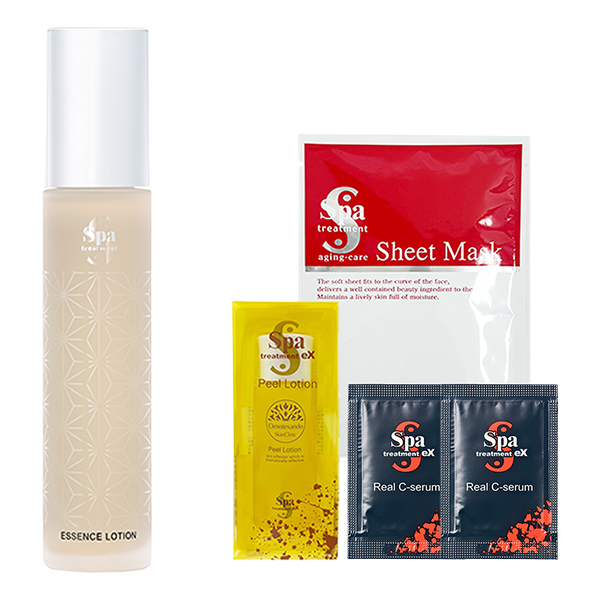 エッセンスローションGセット / 120ml+1枚+0.5ml×2包+15ml
