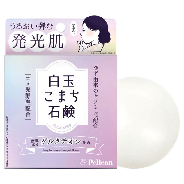 白玉こまち石鹸 / 80g / 本体 / ホワイトフローラル