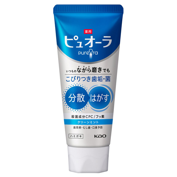 薬用ピュオーラ ハミガキ クリーンミント / 115g / クリーンミントの香味