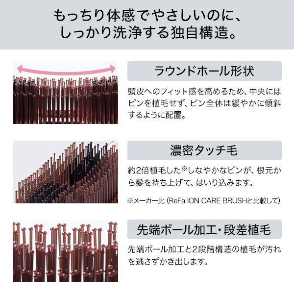 【おひとり様2点まで】リファ イオンケアブラシプレミアム / ブラック / 【本体】約58×196×51mm 【スタンド】約60×60×32mm 1