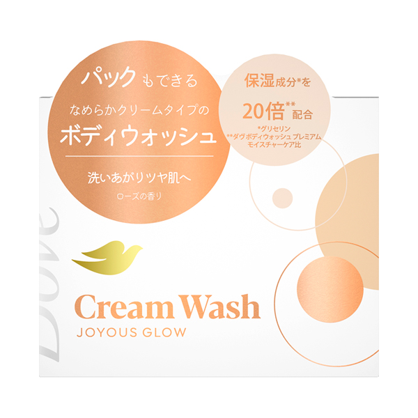 クリームウォッシュ ジョイアスグロウ / 250g / ローズの香り