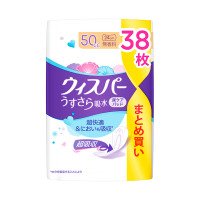 うすさら吸水 吸水ケア 尿もれパッド 50cc / 38枚 / 無香料