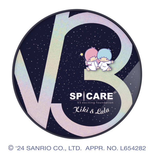 【数量限定 キキ&ララ コラボレーション】V3 エキサイティング ファンデーション / SPF37 / PA++ / キキ&ララ/本体 / 15g / 水光グローフィニッシュ