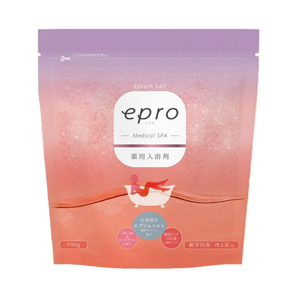 薬用入浴剤エプロメディカルスパ / 700g / フルール&ローズティーの香り