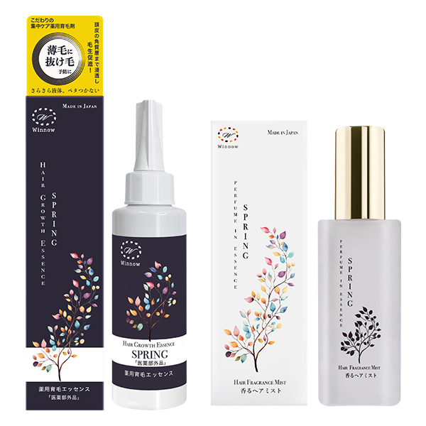 育毛エッセンスと香るヘアミストセット / 120ml、80ml / さらさら