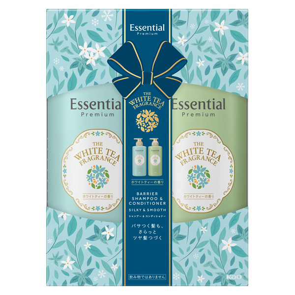 プレミアム バリアシルキー&スムースポンプセット / 900ml(450ml+450ml) / ホワイトティーの香り