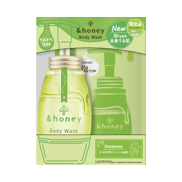 ピュアモイスト 泡ボディウォッシュ 限定セット / 500ml+440ml / シャルドネハニー