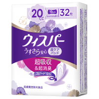うすさら安心 吸水ケア 20cc / ウィスパー(ナプキン, 日用品・雑貨)の