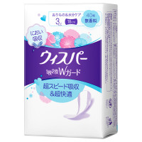 1枚2役Wガード 18cm / 40枚 / 無香料