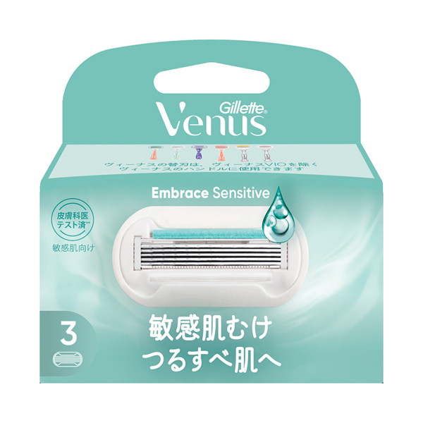 エンブレイス センシティブ 敏感肌むけ つるすべ肌へ / 替刃3個