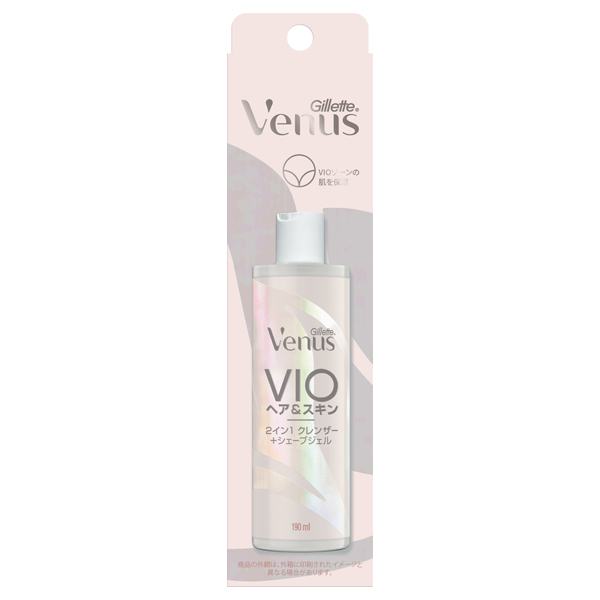 VIOヘア&スキン 2 イン1 クレンザー+シェーブジェル / 190ml