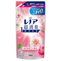 超消臭1WEEK 柔軟剤 / 詰替え / 370ml / フローラルフルーティーソープ