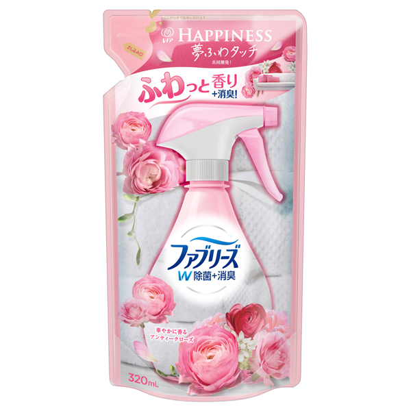W除菌+消臭 / 320ml / 詰替え / 華やかに香るアンティークローズ