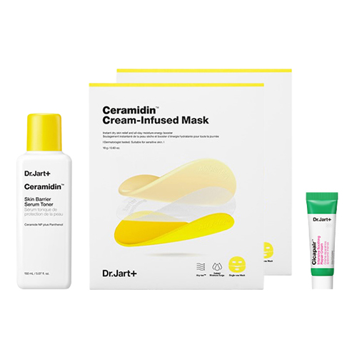 【アットコスメ限定】セラマイディン スキンバリア セラム トナー セット / 150ml+1枚入×2袋+7ml