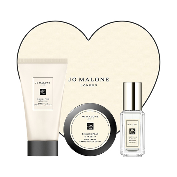 【限定ハートボックス入り】ボディ&ハンドケア ギフト セット / 50mL,30mL,9mL