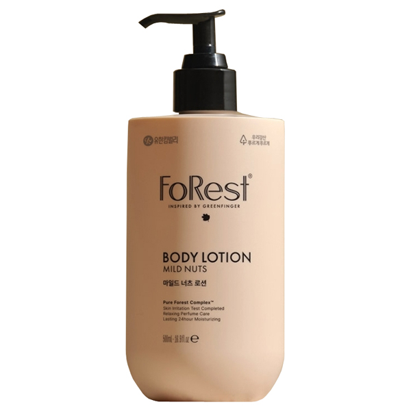 フォレストマイルドナッツボディローション / 本体 / 500mL / しっとり