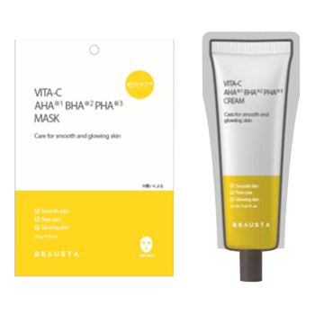 デュアルフォーミュラマスク&クリームセット ビタC×AHA BHA PHA