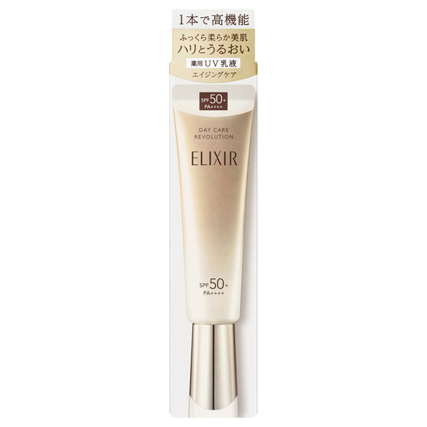 デーケアレボリューション + ba / SPF50+ / PA++++ / 35ml / みずみずしくなめらかな使い心地 / リラックス感のあるアクアフローラルの香り