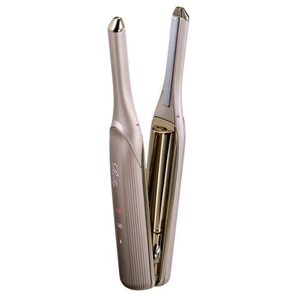 【おひとり様3点まで】リファ フィンガーアイロン ST 6 / シャンパンゴールド / 約19.1×3.7×2.9cm(キャップ含まず) / 本体