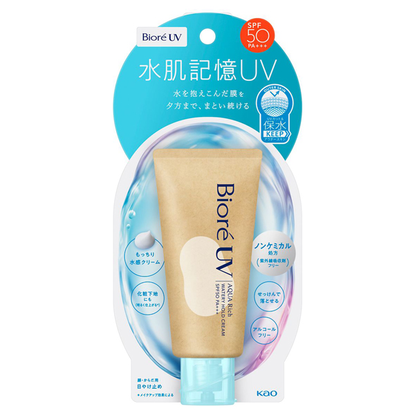 ビオレUV アクアリッチ ウォータリーホールドクリーム / SPF50 / PA+++ / 50g