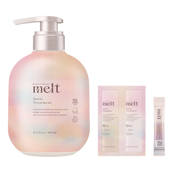 モイストトリートメント セット / 480mL、10mL・10mL、1g / ゼラニウム&ミュゲの香り