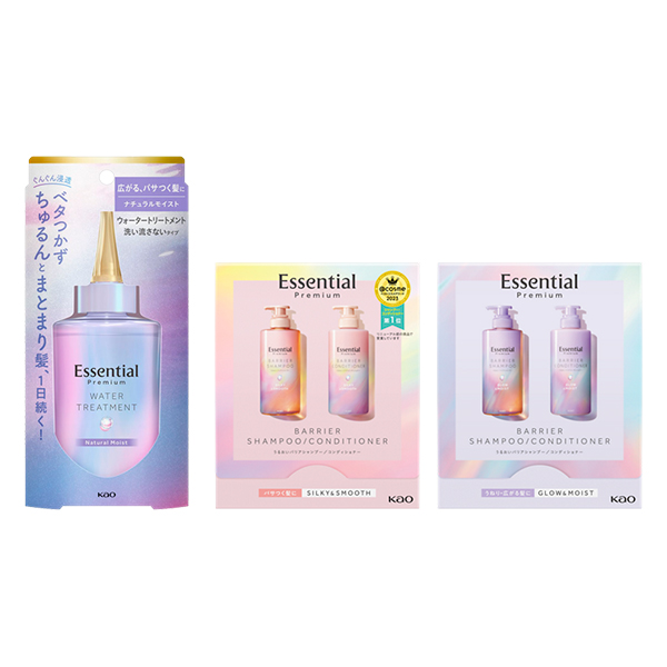 プレミアム ウォータートリートメント ナチュラルモイスト セット / 200mL、15mL・15mL、15mL・15mL / フローラルリュクスの香り