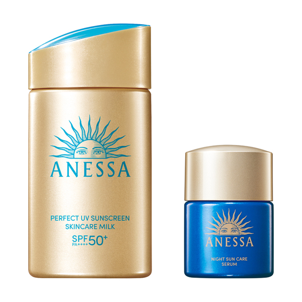 パーフェクトUV スキンケアミルク NA トライアルセット b / SPF50+ / PA++++ / 本体、限定品 / 60ml、12ml / さらさら