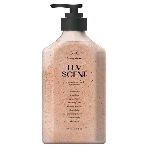 スクラブボディウォッシュ フラワーマーケット / 500ml / ホワイトチューリップ