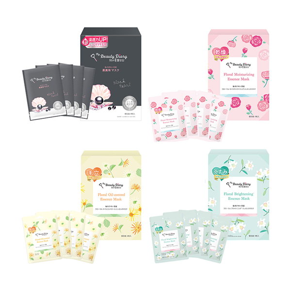 フローラルマスク全種類セット / 23ml×16枚