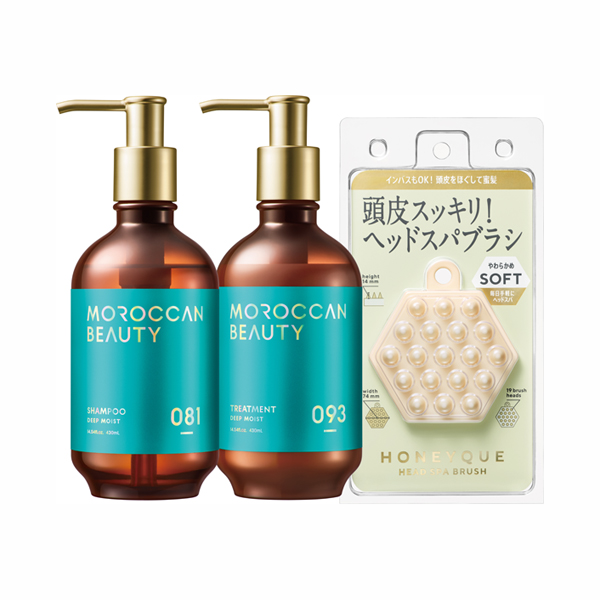 モロッカンビューティディープモイスト限定セット / 430ml、430ml、1個 / 限定品 / プリズムローズの香り