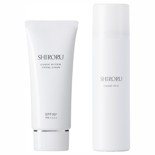 クリスタルリンクルUVデイクリーム+クリスタルホイップミニ付 / SPF50+ / PA++++ / 40g、40g