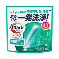 アタックZERO パーフェクトスティック 部屋干し / 55本入り(715g) / サンシャインアクアの香り