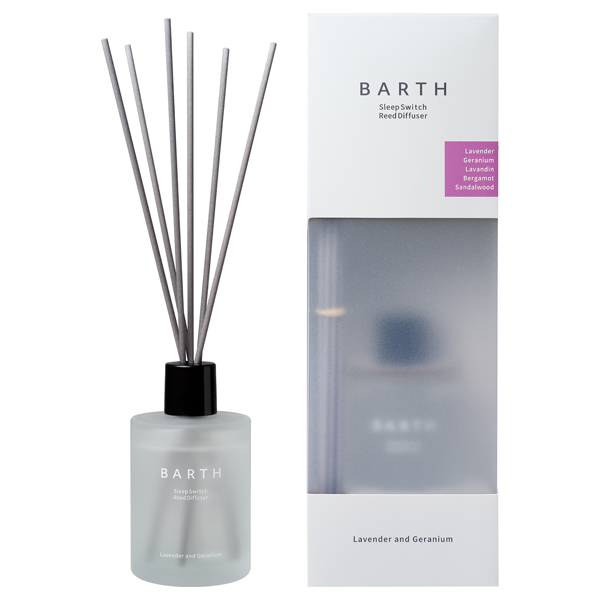 BARTH SleepSwitch リードディフューザー ラベンダー&ゼラニウム / 100mL / 本体 / ラベンダー&ゼラニウム