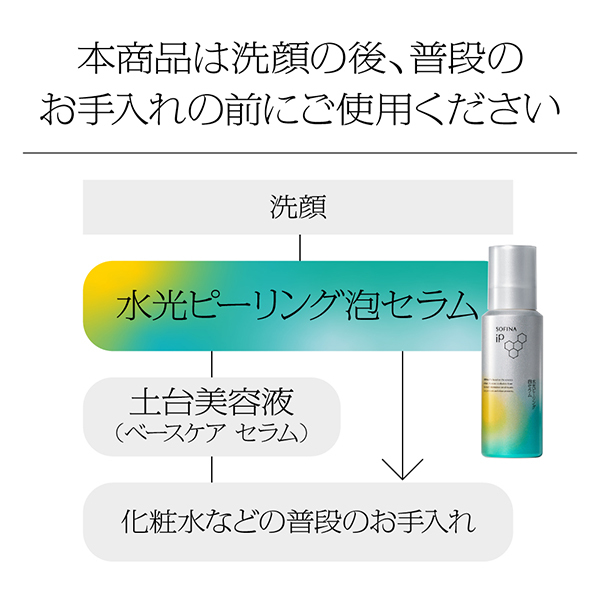 水光ピーリング泡セラム / SOFINA iP(美容液, スキンケア・基礎