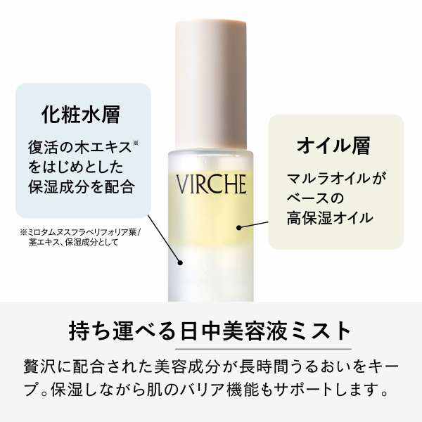 ミルモイスト　レイヤー保湿液・美容液・バリアミスト モイストバリアミスト / VIRCHE(美容液, スキンケア・基礎化粧品