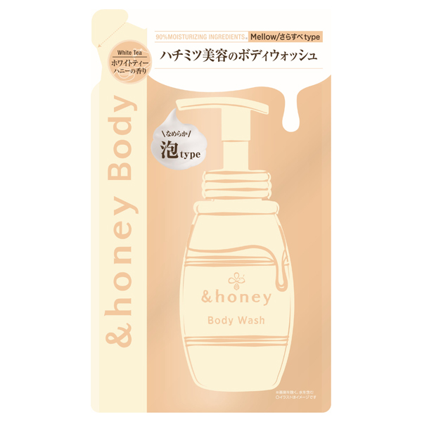 メロウエアリー 泡ボディウォッシュ / 詰替え / 440ml / ホワイトティーハニー メロウエアリー 泡ボディウォッシュ / 詰替え / 440ml / ホワイトティーハニー
