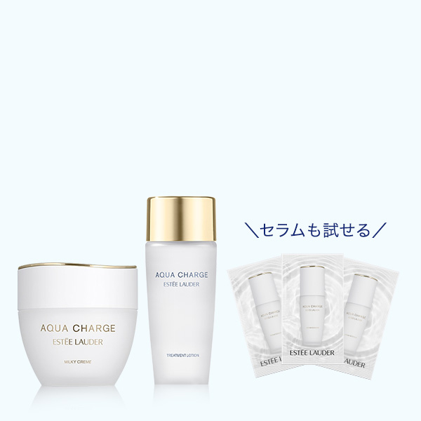 【1800ポイントバック】アクア チャージ 薬用 ミルキー クリーム<医薬部外品> 限定セット / 50mL、30mL、1.5mL×3