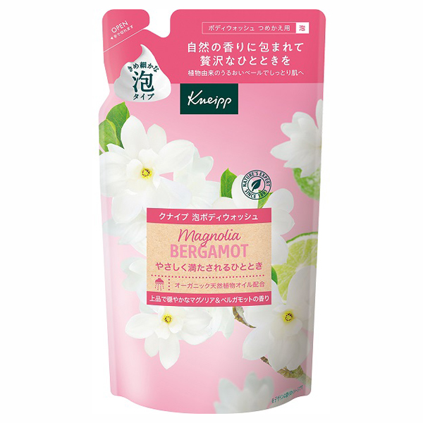 泡ボディウォッシュ / 400g / 詰め替え / マグノリア&ベルガモット